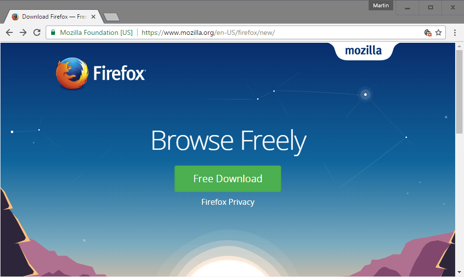 Mozilla firefox free download old 45